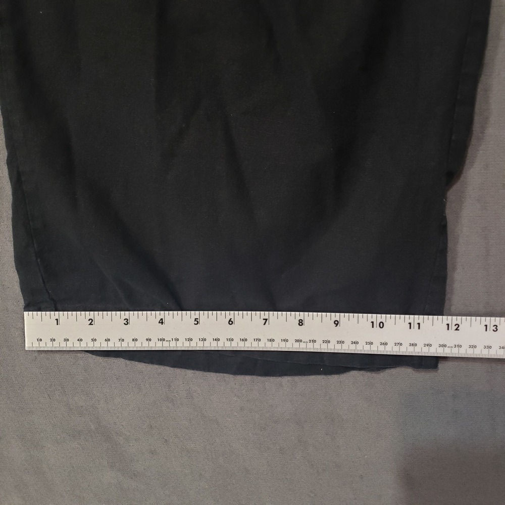Old Navy Pants Womens 2X Black High Rise Wide Leg Comfort Elastic Waist - Picture 6 of 10